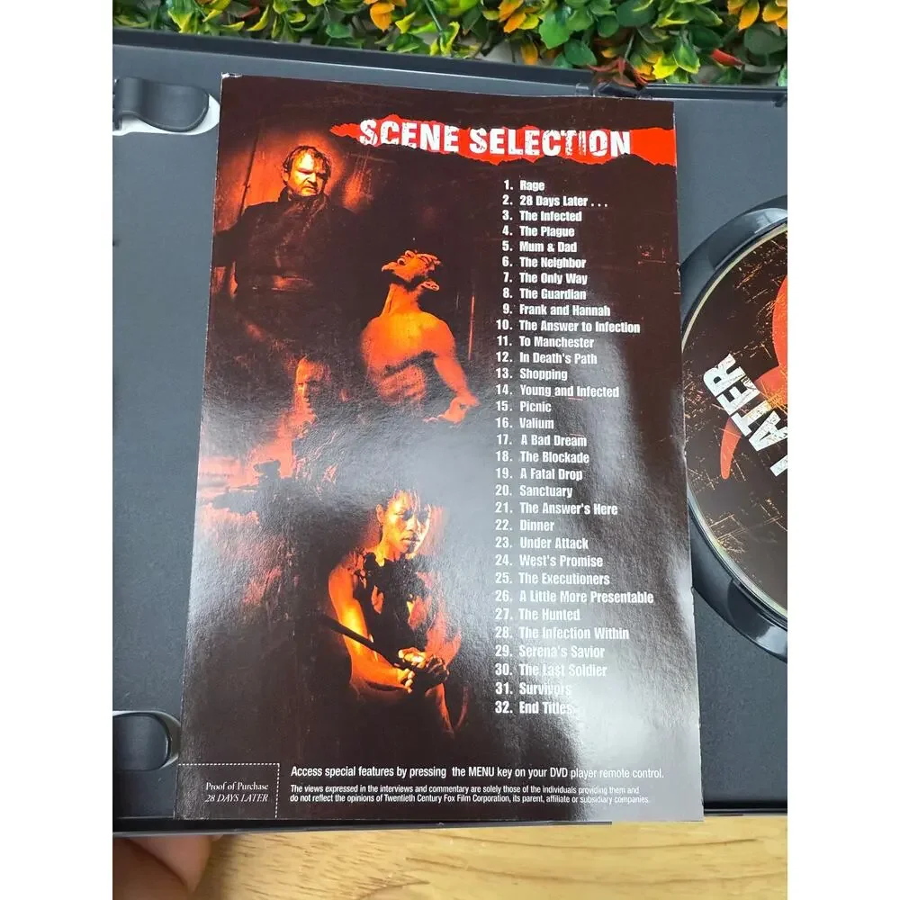 28 Days Later (DVD, 2023) Widescreen‎ Special Edition with Insert Rare (TESTED)
